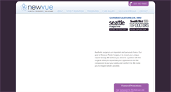 Desktop Screenshot of newvueplasticsurgery.com